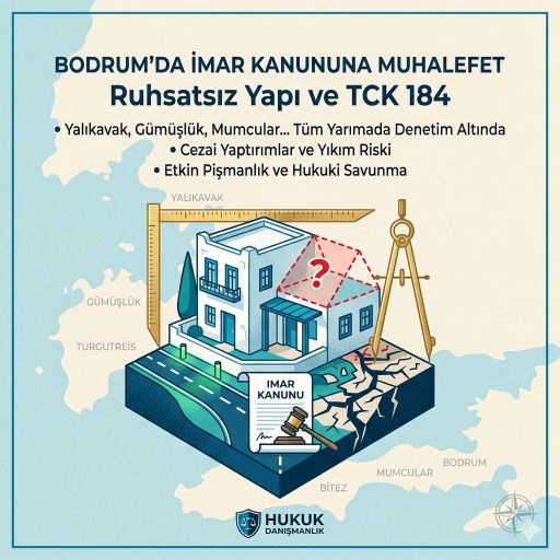 Bodrum’da İmar Kanununa Muhalefet ve TCK 184 Süreçleri